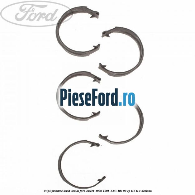 Clips prindere sezut scaun Ford Escort 1990-1995 1.6 i 16V 90 cp L1E, L1K benzina