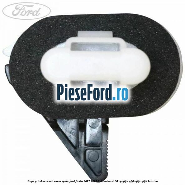 Clips prindere sezut scaun spate Ford Fiesta 2017-2023 1.0 EcoBoost 85 cp Q0JA, Q0JB, Q0JC, Q0JD benzina