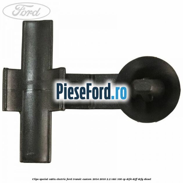 Clips special cablu electric Ford Transit Custom 2014-2018 2.2 TDCi 100 cp DRF4, DRFF, DRFG diesel
