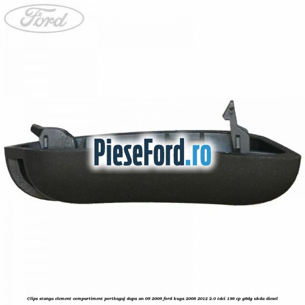 Clips stanga element compartiment portbagaj dupa an 09/2009 Ford Kuga 2008-2012 2.0 TDCi 136 cp G6DG, UKDA diesel