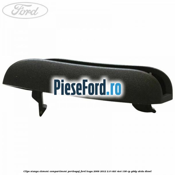 Clips stanga element compartiment portbagaj Ford Kuga 2008-2012 2.0 TDCi 4x4 136 cp G6DG, UKDA diesel