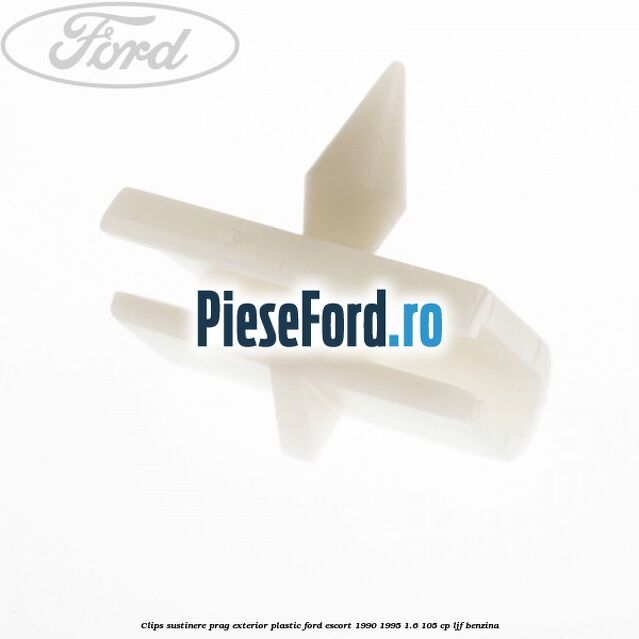Clips sustinere prag exterior plastic Ford Escort 1990-1995 1.6 105 cp LJF benzina