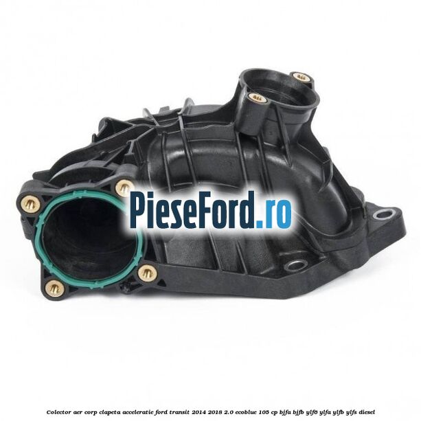 Colector aer corp clapeta acceleratie Ford Transit 2014-2018 2.0 EcoBlue 105 cp BJFA, BJFB, YLF6, YLFA, YLFB, YLFS diesel