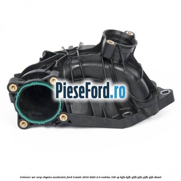 Colector aer corp clapeta acceleratie Ford Transit 2019-2023 2.0 EcoBlue 105 cp Colector aer corp clapeta acceleratie Ford Transit 2019-2023 2.0 EcoBlue 105 cp BJFA, BJFB, YLF6, YLFA, YLFB, YLFS diesel