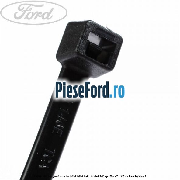 Colier 160 mm Ford Mondeo 2014-2018 2.0 TDCi 4x4 150 cp T7CA, T7CC, T7CD, T7CE, T7CF diesel