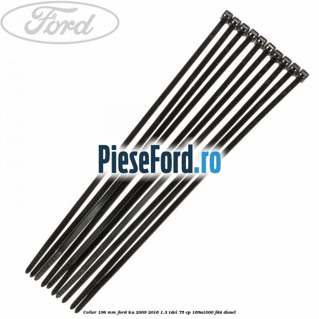 Colier 198 mm Ford Ka 2009-2016 1.3 TDCi 75 cp Colier 198 mm Ford Ka 2009-2016 1.3 TDCi 75 cp 169A1000, FD4 diesel