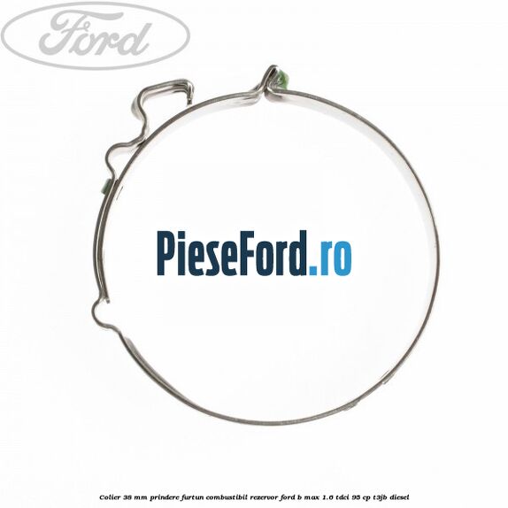 Colier 38 mm prindere furtun combustibil rezervor Ford B-Max 1.6 TDCi 95 cp T3JB diesel