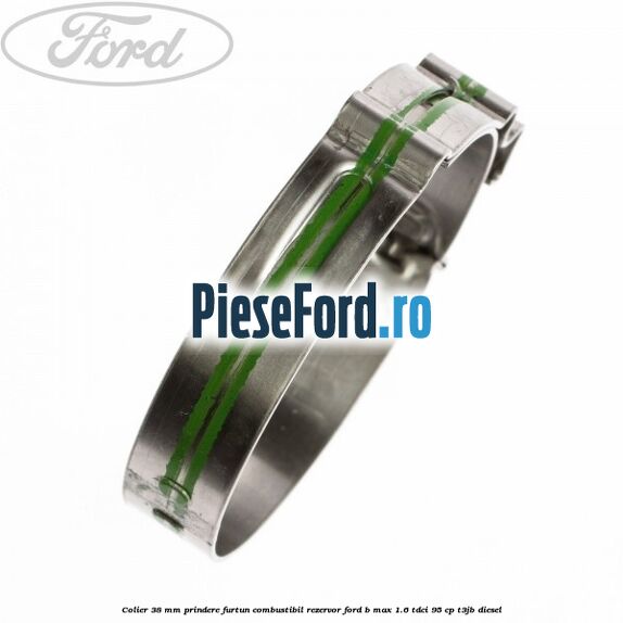 Colier 38 mm prindere furtun combustibil rezervor Ford B-Max 1.6 TDCi 95 cp T3JB diesel