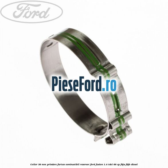 Colier 38 mm prindere furtun combustibil rezervor Ford Fusion 1.4 TDCi 68 cp F6JA, F6JB diesel