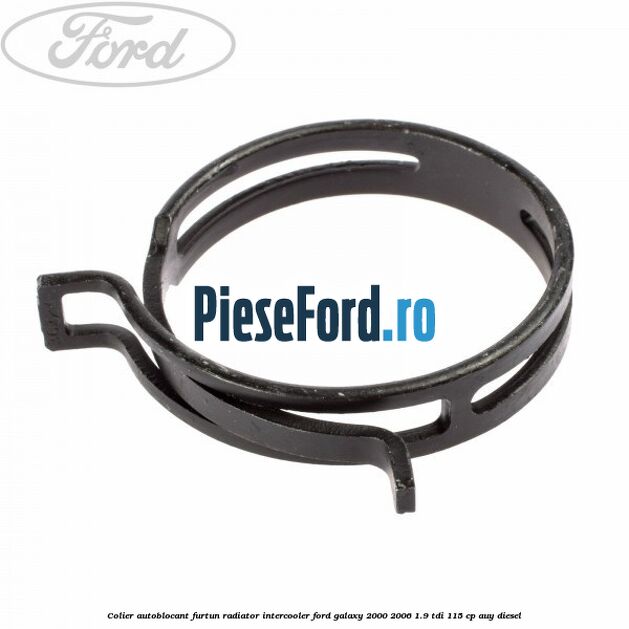 Colier autoblocant furtun radiator intercooler Ford Galaxy 2000-2006 1.9 TDI 115 cp AUY diesel