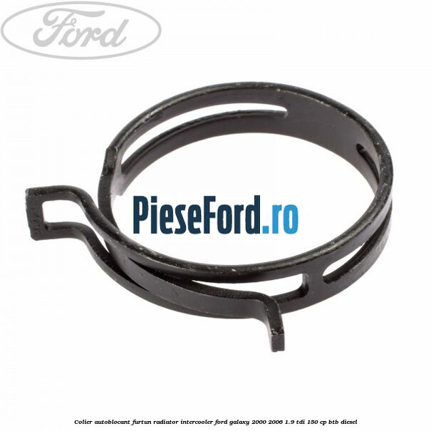 Colier autoblocant furtun radiator intercooler Ford Galaxy 2000-2006 1.9 TDI 150 cp BTB diesel