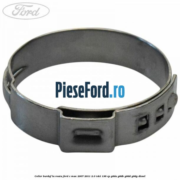 Colier burduf la roata Ford C-Max 2007-2011 2.0 TDCi 136 cp G6DA, G6DB, G6DD, G6DG diesel