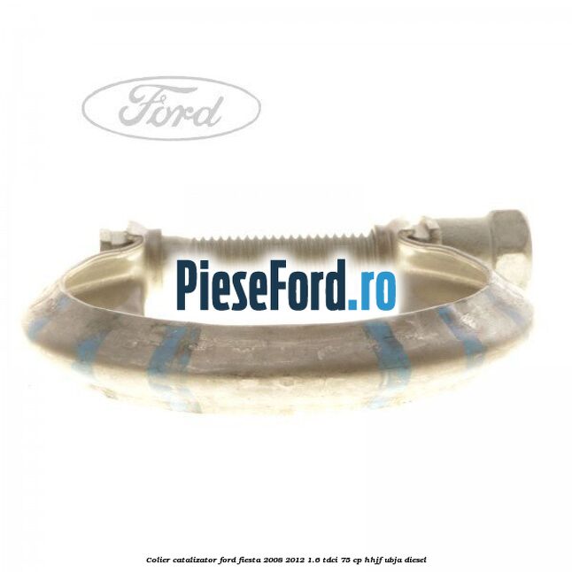 Colier catalizator Ford Fiesta 2008-2012 1.6 TDCi 75 cp HHJF, UBJA diesel
