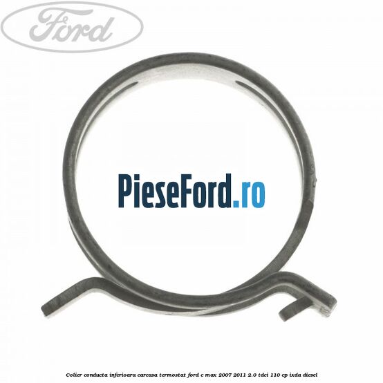 Colier conducta inferioara carcasa termostat Ford C-Max 2007-2011 2.0 TDCi 110 cp IXDA diesel