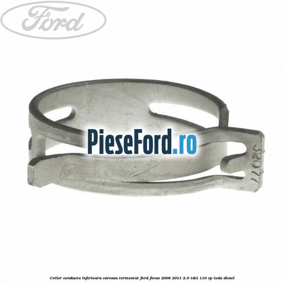 Colier conducta inferioara carcasa termostat Ford Focus 2008-2011 2.0 TDCi 110 cp IXDA diesel
