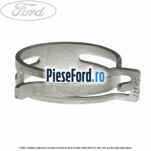 Colier conducta inferioara carcasa termostat Ford Mondeo 2008-2014 2.0 TDCi 115 cp KLBA, LPBA, TYBA diesel