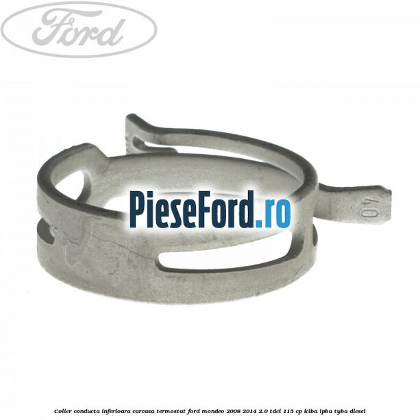 Colier conducta inferioara carcasa termostat Ford Mondeo 2008-2014 2.0 TDCi 115 cp KLBA, LPBA, TYBA diesel