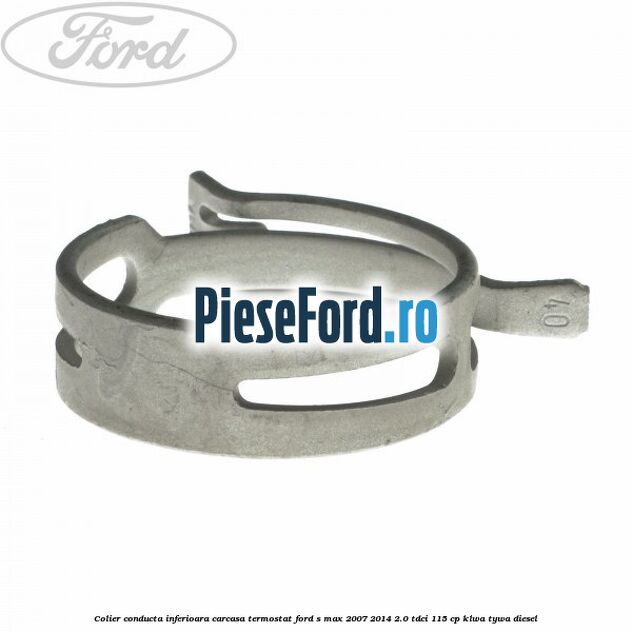Colier conducta inferioara carcasa termostat Ford S-Max 2007-2014 2.0 TDCi 115 cp KLWA, TYWA diesel
