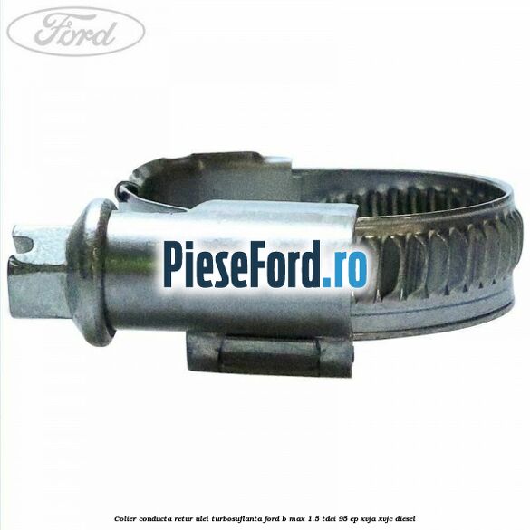 Colier conducta retur ulei turbosuflanta Ford B-Max 1.5 TDCi 95 cp XVJA, XVJC diesel