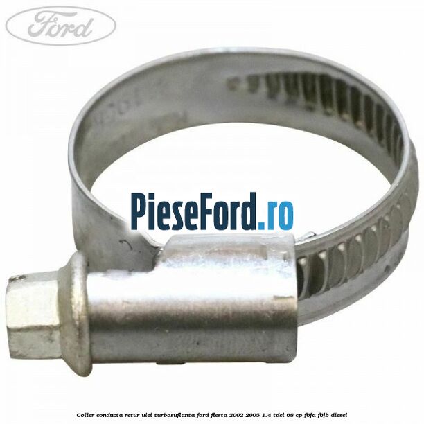 Colier conducta retur ulei turbosuflanta Ford Fiesta 2002-2005 1.4 TDCi 68 cp F6JA, F6JB diesel