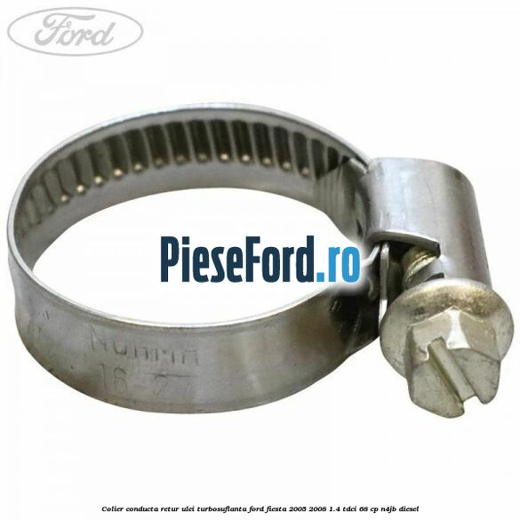 Colier conducta retur ulei turbosuflanta Ford Fiesta 2005-2008 1.4 TDCi 68 cp N4JB diesel