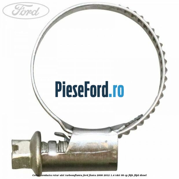 Colier conducta retur ulei turbosuflanta Ford Fiesta 2008-2012 1.4 TDCi 68 cp F6JB, F6JD diesel