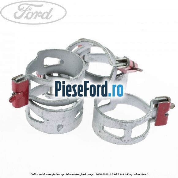 Colier cu blocare furtun apa bloc motor Ford Ranger 2006-2012 2.5 TDCi 4x4 143 cp WLAA diesel