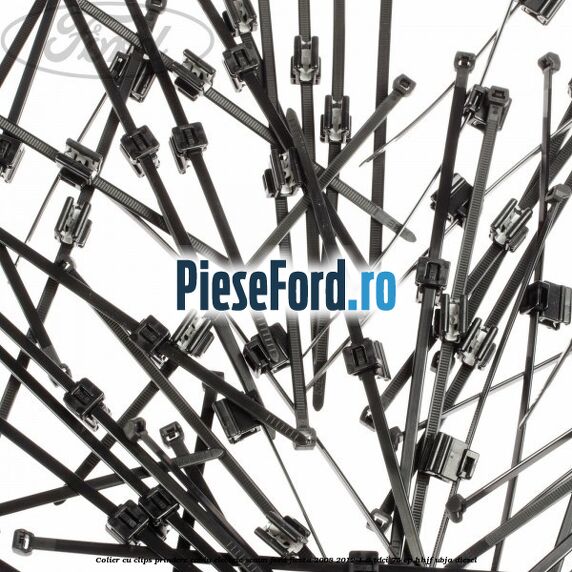 Colier cu clips prindere cablu electric scaun Ford Fiesta 2008-2012 1.6 TDCi 75 cp HHJF, UBJA diesel
