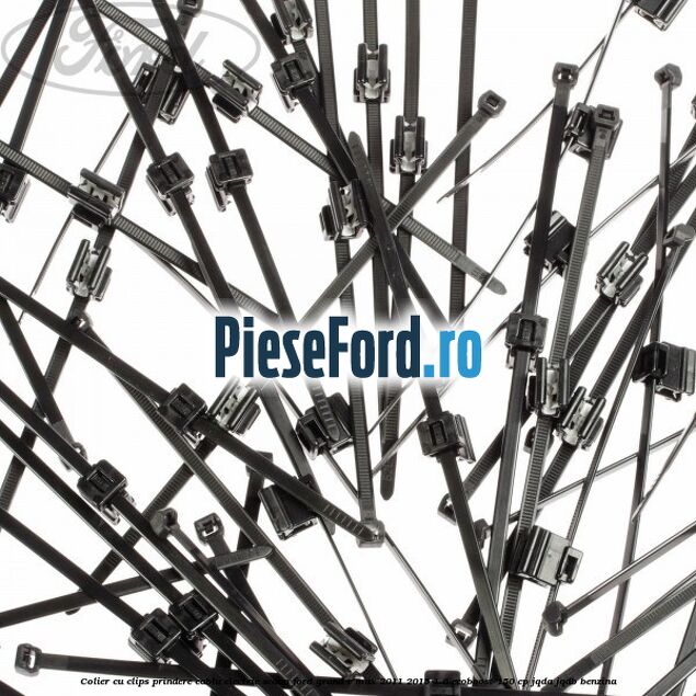 Colier cu clips prindere cablu electric scaun Ford Grand C-Max 2011-2015 1.6 EcoBoost 150 cp JQDA, JQDB benzina
