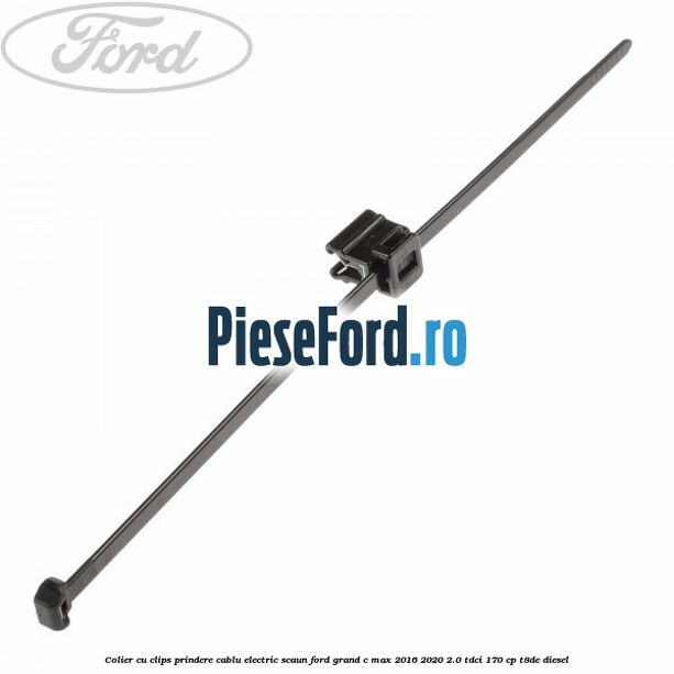 Colier cu clips prindere cablu electric scaun Ford Grand C-Max 2016-2020 2.0 TDCi 170 cp