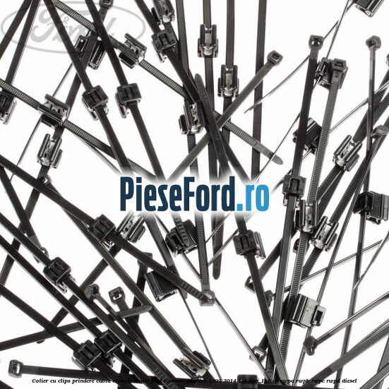 Colier cu clips prindere cablu electric scaun Ford Tourneo Connect 2002-2014 1.8 TDCi 110 cp RWPA, RWPB, RWPC, RWPD diesel