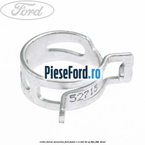 Colier furtun aeroterma Ford Fusion 1.4 TDCi 68 cp F6JA, F6JB diesel