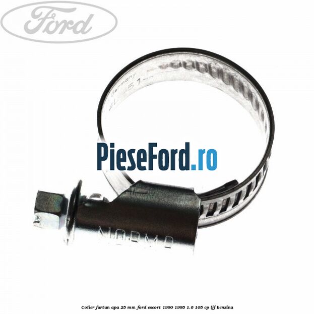 Colier furtun apa 25 mm Ford Escort 1990-1995 1.6 105 cp LJF benzina