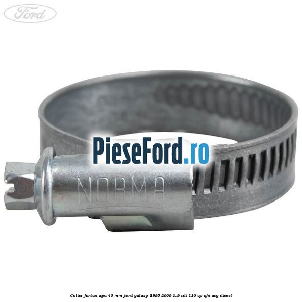 Colier furtun apa 40 mm Ford Galaxy 1995-2000 1.9 TDI 110 cp Colier furtun apa 40 mm Ford Galaxy 1995-2000 1.9 TDI 110 cp AFN, AVG diesel