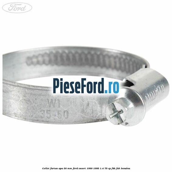 Colier furtun apa 50 mm Ford Escort 1990-1995 1.4 75 cp F4B, FUH benzina