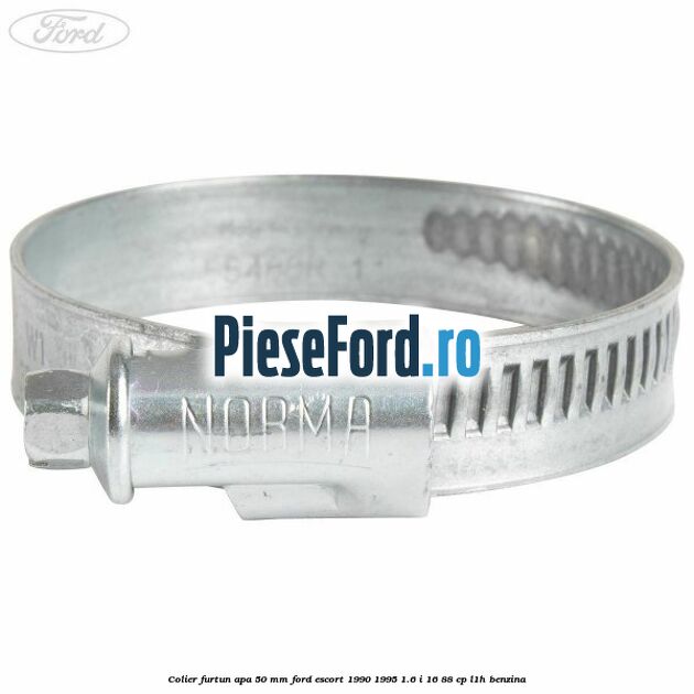 Colier furtun apa 50 mm Ford Escort 1990-1995 1.6 i 16 88 cp L1H benzina