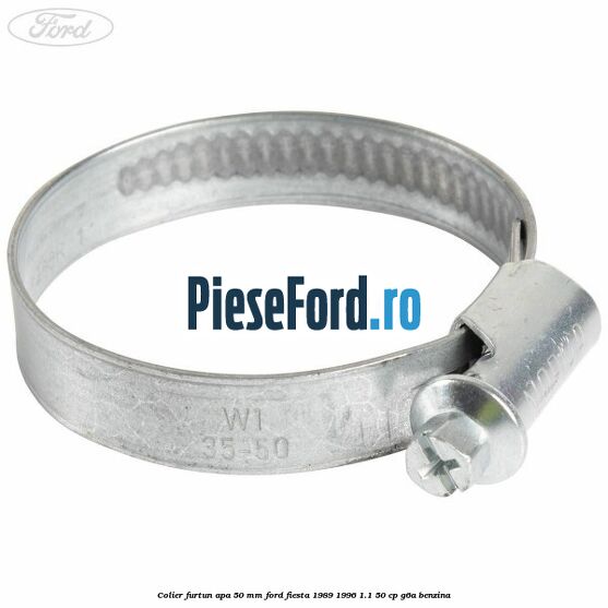 Colier furtun apa 50 mm Ford Fiesta 1989-1996 1.1 50 cp G6A benzina