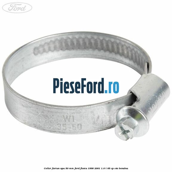 Colier furtun apa 50 mm Ford Fiesta 1996-2001 1.0 i 65 cp C4E benzina