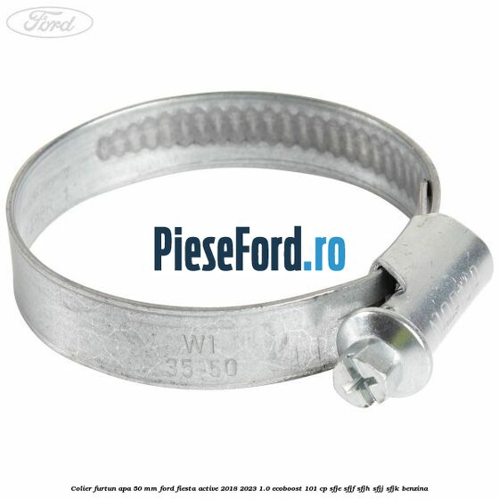 Colier furtun apa 50 mm Ford Fiesta Active 2018-2023 1.0 EcoBoost 101 cp