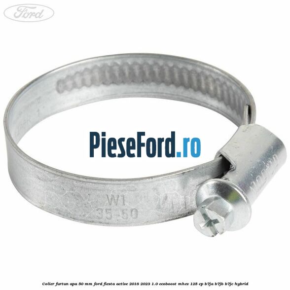 Colier furtun apa 50 mm Ford Fiesta Active 2018-2023 1.0 EcoBoost mHEV 125 cp B7JA, B7JB, B7JC Hybrid