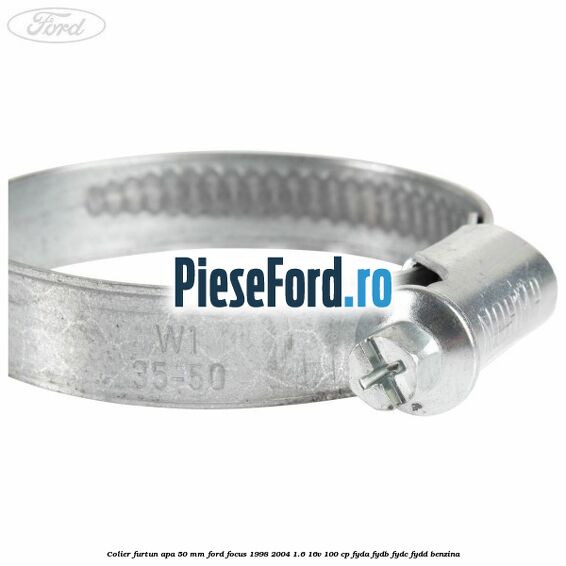 Colier furtun apa 50 mm Ford Focus 1998-2004 1.6 16V 100 cp FYDA, FYDB, FYDC, FYDD benzina