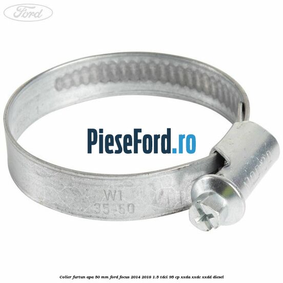 Colier furtun apa 50 mm Ford Focus 2014-2018 1.5 TDCi 95 cp XXDA, XXDC, XXDD diesel