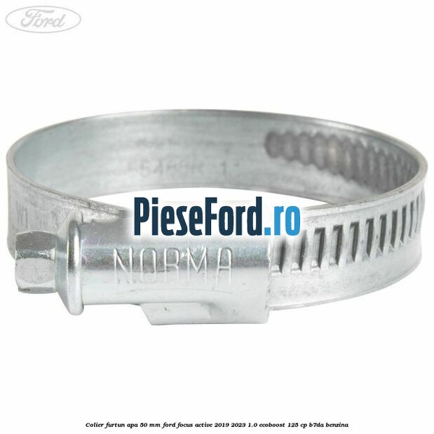 Colier furtun apa 50 mm Ford Focus Active 2019-2023 1.0 EcoBoost 125 cp B7DA benzina