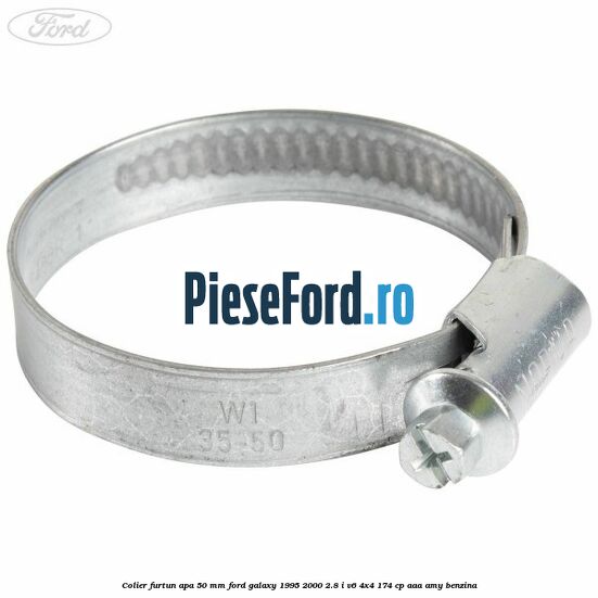 Colier furtun apa 50 mm Ford Galaxy 1995-2000 2.8 i V6 4x4 174 cp AAA, AMY benzina