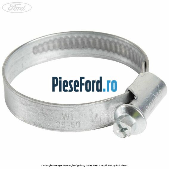 Colier furtun apa 50 mm Ford Galaxy 2000-2006 1.9 TDI 150 cp BTB diesel