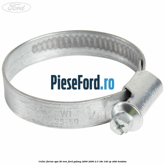 Colier furtun apa 50 mm Ford Galaxy 2000-2006 2.3 16V 140 cp E5SB benzina