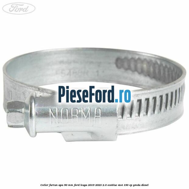Colier furtun apa 50 mm Ford Kuga 2019-2023 2.0 EcoBlue 4x4 190 cp Colier furtun apa 50 mm Ford Kuga 2019-2023 2.0 EcoBlue 4x4 190 cp YMDA diesel