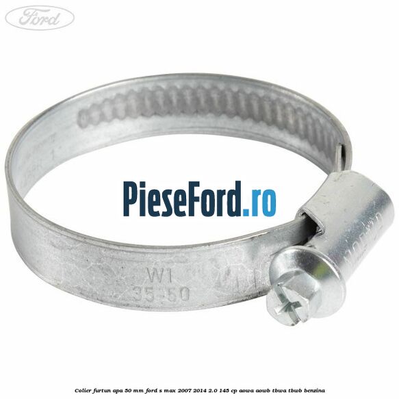 Colier furtun apa 50 mm Ford S-Max 2007-2014 2.0 145 cp