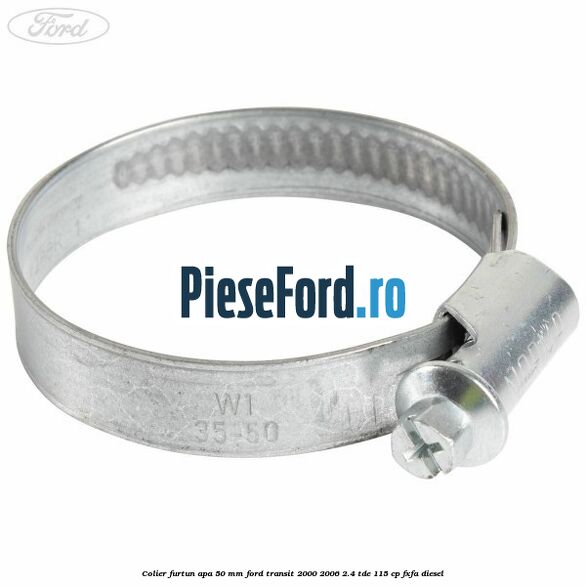 Colier furtun apa 50 mm Ford Transit 2000-2006 2.4 TDE 115 cp FXFA diesel