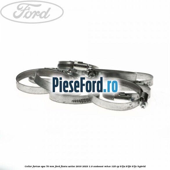 Colier furtun apa 70 mm Ford Fiesta Active 2018-2023 1.0 EcoBoost mHEV 125 cp B7JA, B7JB, B7JC Hybrid